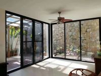 Big glass big space sliding door interior doors