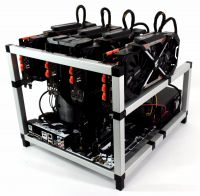 Zcash Mining Rig Gaming Rendering Edition
