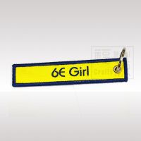 Custom High-Quality Woven Label Keyfob