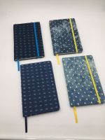 Office Zipper Closure Writing Fabric Notebook