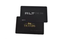 newly design security card vip membership with gold  hot stamping