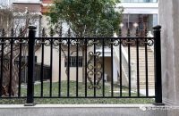 China Ornamental Wrought Iron Fences with powder coated