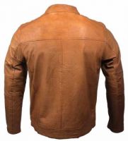 Hot sale real leather men beautiful fashion jacket  From Pakistan