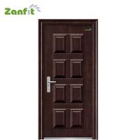 Cheap American steel single panel bedroom Africa door 