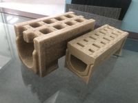 Polymer concrete drainage channel