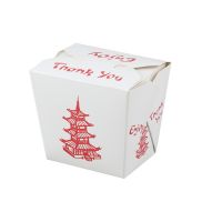 Square Noodle Box with Handle Paper Box Disposable Box