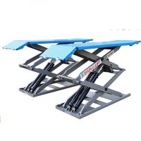 Ultrathin on ground full rise small platform scissor car lift 