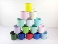 Colorful Kitchen Mug Decal Mug With Powder Coating