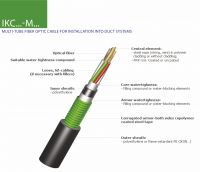 Fibre optic cable corrugated steel tape armour