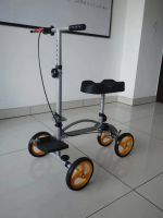 Outerdoor 4 Wheel Knee Walker Scooter for Broken Foot Disabled Walking Equipment Walking Assist Device Adjustable Walker