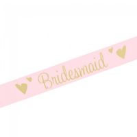 Personalised Bridesmaid Satin Sashes For Your Hens Night!