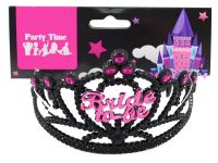 Hens Party Accessories - Black Bride Hens Night Tiara