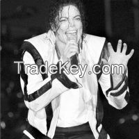 MICHAEL JACKSON WHITE BEAT IT LEATHER JACKET