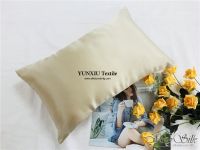 19mm mulberry silk pillowcase with zipper opening high quality low MOQ