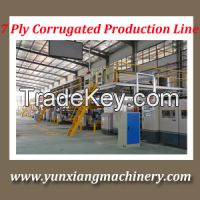 7 ply corrugated cardboard production line