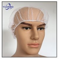 White Disposable Nylon Mesh Cap