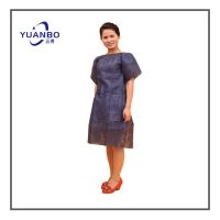 Polypropylene Short Sleeve Dark Blue Patient Gown