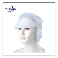 White Disposable Peaked Cap Manufacturer