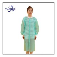 Disposable Nonwoven Green Lab Coat