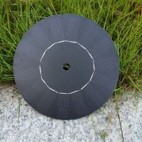 Monocrystalline Solar Cell Circular Garden Water Pump Fountain Solar Module 7v Dia 160 mm Round 1.4w Small PV Penal Solar Panel