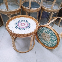 SIRENA RATTAN SIDE TABLE / LIGHTWEIGHT AND DURABLE / MADE IN VIETNAM From Vietnam
