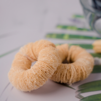NATURAL LOOFAH DISHWASHING PAD / ECO-FRIENDLY SCRUBBER / MADE IN VIETNAM