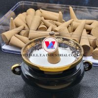 CINNAMON INCENSE CONES / ORGANIC SCENT / WARMING FRAGRANCE / GREAT VALUE / MADE IN VIETNAM