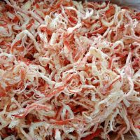 TOP GRADE, DRIED SHREDDED SQUID, AUTHENTIC SEAFOOD FLAVOR, HEALTHY AND DELICIOUS CHOICE