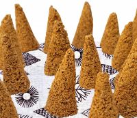 THERAPEUTIC INCENSE WOOD CONES / PURE FRAGRANCE / NON-TOXIC / PLANT-DERIVED