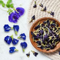 SUN-DRIED BLUE PEA FLOWER / NON-GMO / ADDITIVE-FREE / VEGAN FRIENDLY