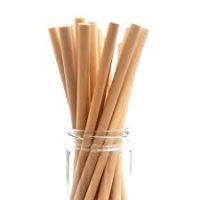 NATURAL BAMBOO STRAWS / PLASTIC-FREE / REUSABLE / GREEN LIVING