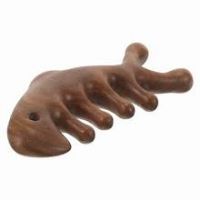 SUSTAINABLE HERBAL MASSAGE COMB MADE FROM PURE SANDALWOOD FOR HOLISTIC CARE
