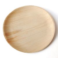 BIODEGRADABLE ARECA PALM PLATES / NATURAL TEXTURE AND APPEARANCE / READY FOR ECO WHOLESALE EXPORTERS AND GREEN TABLEWARE OEM USE