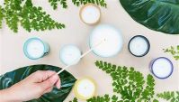 IMMUNE SUPPORTING SCENTED CANDLE MADE FROM NATURAL SOY WAX INFUSED WITH BOTANICAL EXTRACTS AND CLEAN LABEL INGREDIENTS