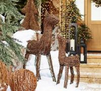 NATURAL BAMBOO DEER CRAFT DECOR WITH PURE BOTANICAL INFLUENCE