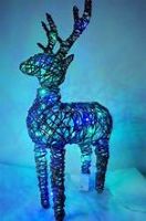 ECO FRIENDLY BAMBOO DEER ARTISAN PIECE FOR PLANT BASED INTERIOR
