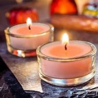 CLEAN LABEL MINI TEALIGHT CANDLE WITH HERBAL INFUSION AND PLANT BASED INGREDIENTS FOR IMMUNE BALANCE