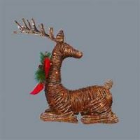 CLEAN LABEL INSPIRED BAMBOO WICKER DEER FOR HOLIDAY DECORATION
