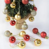 METALLIC FINISH CHRISTMAS TREE BAUBLES / VARIOUS COLORS / READY TO USE FOR EXPORT &amp; RETAIL KITS