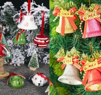 HANDCRAFTED CHRISTMAS BELLS / JINGLE SOUND / READY FOR GIFT BOXES AND TREE DECOR EXPORT