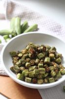 READY TO EAT VACUUM DRIED OKRA / VIETNAM ORIGIN / LIGHTWEIGHT PACKAGING / EXPORT QUALITY SNACK