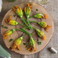 FROZEN GOURMET SQUASH BLOSSOMS / READY FOR CULINARY USE / WHOLE BLOOMS FOR EXPORT MARKET