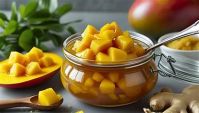 CANNED PREMIUM GOLDEN MANGO SLICES IN