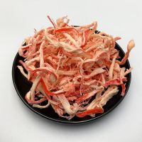 TOP GRADE DRIED SHREDDED SQUID READY TO EAT NATURAL SEAFOOD SNACK BULK EXPORT PACKAGING