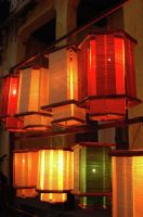 TRADITIONAL VIETNAMESE FABRIC LANTERNS | HANDMADE FROM