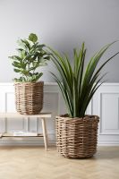 HIGH QUALITY RATTAN PLANT POTS DECORATIVE