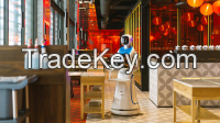 Intelligent Restaurant Robot Food Delivery Humanoid Robot for Restaurant , Hotel, Cafe