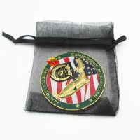 Gold Soft Enamel Military Challenge Coin
