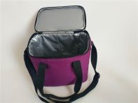 hot sale durable canvas&amp;polyester thermos bag lunch bag