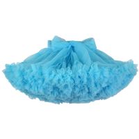 Extra fluffy pettiskirt with tulle bowknot